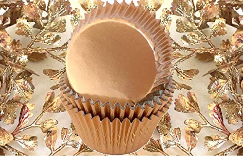 Celebrate Next Rose Gold Mini Cupcake Baking Cups Pan Liners -100pack