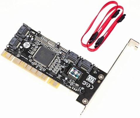 MACHENIKE PCI SATA Raid Expansion Card Controller Internal with 2 Sata Cables, PCI to SATA Adapter Converter Support HDD SSD for Desktop PC