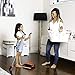 Improved Thick Bristled Extendable 62-inch Broom and Dustpan Set, Easy Setup & Lightweight Lobby, Kitchen, Office or Room Broom to Clean Floors and Ceilings