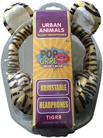 Urban Animals Plush Headphones Tigrr