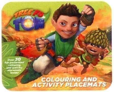 Tree Fu Tom: Colouring and Activity Placemat by Dsn