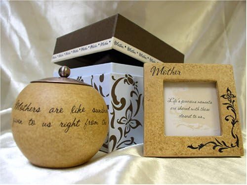 Comfort Candles Mother Gift Set by Pavilion 3-1/2-Inch Photo Frame and 3-Inch Candle