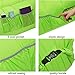 Inflatable Waterproof Lounger By Hikenture - 2nd Generation Air Filled Lounger For Camping,Outdoor Hangout,Beach,Indoor Rest - Sleeping Air Bag with Portable Carry Bag (Green)