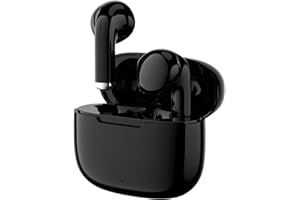 Fone de Ouvido Bluetooth 5.3, Graves Potentes, Drivers de 13mm, 14H de Reprodução, Resistência à Água, Fone sem fio tws, Preto