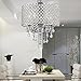 DINGGU Chrome Finish 4-Light Round Chandelier