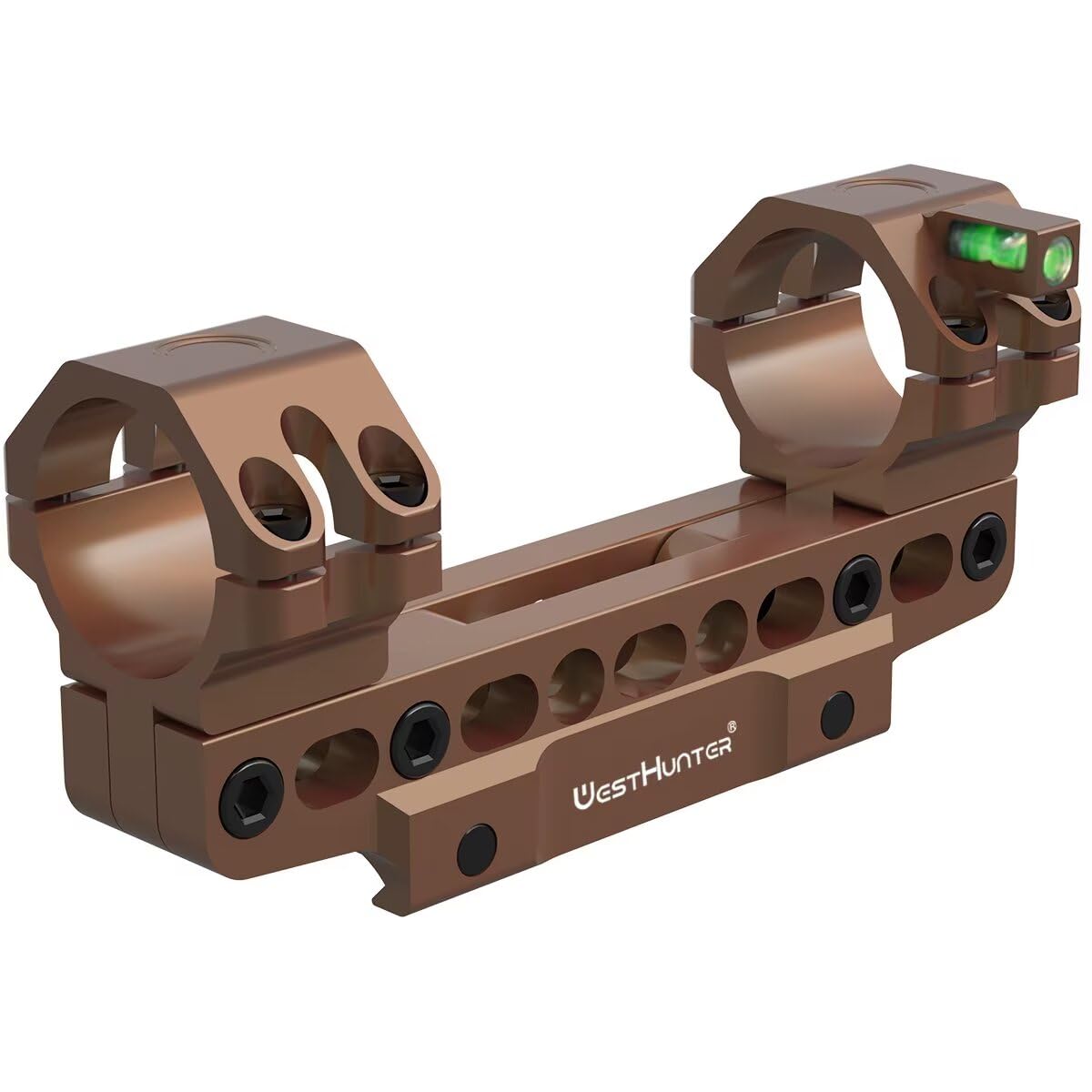 WestHunter Optics Precision WH301 Picatinny Scope Mount | Brown