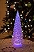 Christmas Tree Table-Top Lamp | LED Lit Sparkling Festive Christmas Decor | 12.5