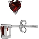 Silvershake Petite 5mm Heart Shape 925 Sterling Silver Stud Earrings