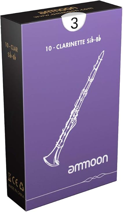 Amazon Ammoon B クラリネットリード トラディショナル 硬さ 3 10枚入 リード 楽器