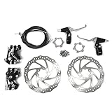 Front and Back Disk Brake Kit - 160mm For 80cc Gas Motorized Bicycle