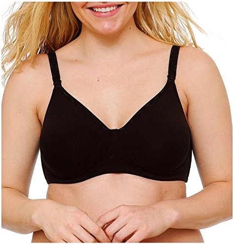 QT Intimates Women's Molded Cotton Nursing Bra