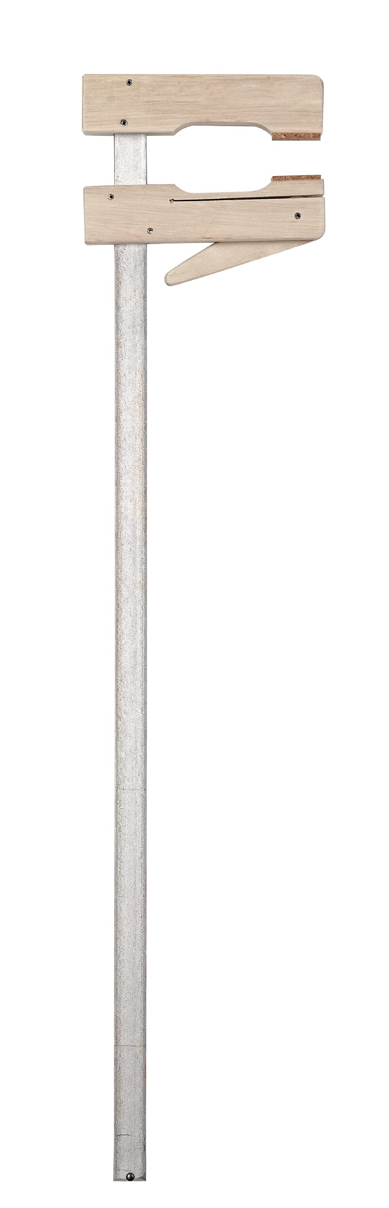 kwb Wooden Quick Clamp, 600x110 mm, with Cork Surfaces, 600 mm Clamping Capacity, 110 mm Clamping Depth, Mark-Free Clamping, Ideal for Holding, Clamping, and Gluing