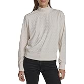 Andrew Marc Womens Knit Jacquard Chevron Shirt