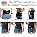 Defensive Gear Premium Belly Band Holster - Adjustable Waist Firearm Holster for Concealed Carry - Compatible with Glock 17, 19, 42, 43, Sig Sauer, M&P Shield & Similarly Sized Pistols