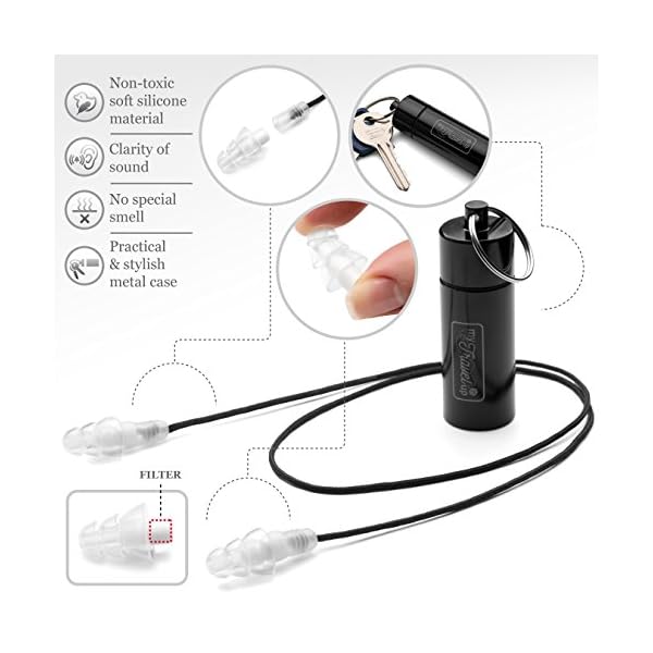 Luxury-High-Fidelity-Earplugs-for-Musician-Concerts-DJ-in-the-Stylish-Metal-Case-material-Brilliant-DURABILITY-and-PRACTICALITY-The-BEST-GIFT-for-those-who-loves-MUSIC–MyTravelUp