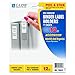 C-Line Self-Adhesive Ring Binder Label Holders, Top Load, 2.25 x 3.06, Clear, 12/Pack