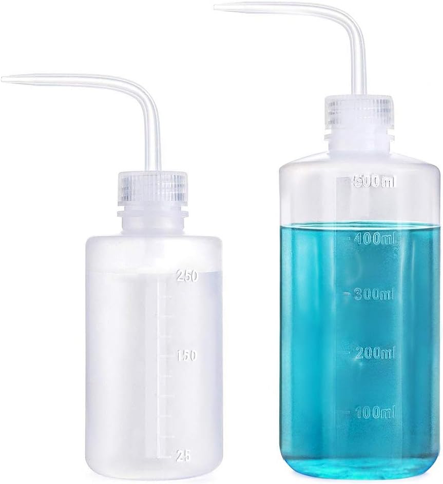 FLORO Hummingbird Nectar Refill Squirt Bottles, 8.5 oz. & 17 oz., Transparent Plastic Squeeze Cans, Liquid food for Baby Bird, Puppy & Kitten milk feeder, Wash Dog & Cats eyes,