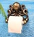 Ebros Gift Giant Ocean Kraken Cthulhu Octopus Toilet Paper Holder Bathroom Wall Decoration 8.75
