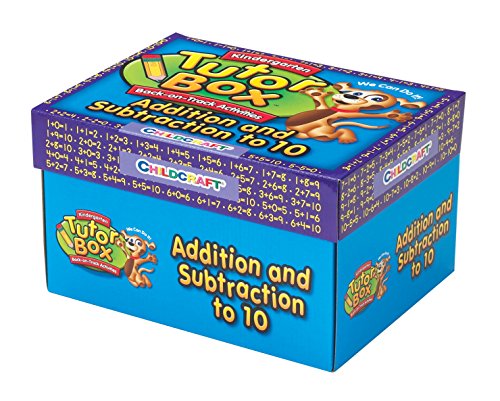 Childcraft Math Kindergarten Tutor Box, Addition and Subtraction to 10