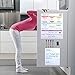 Sunux Weekly Magnetic Refrigerator Calendar 17’’x12’’ with Extra Smaller Whiteboard for Kids 12’’x10’’, Stain Resistant Technology Applied, 4 Markers, 1 Eraser and 1 Red Heart Included