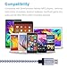 Cablex 3 Pack 6FT Extra Long Nylon Braided Micro USB Cable High Speed USB 2.0 A Male to Micro B Sync and Charging Cord Wire Universal for Samsung, HTC, Motorola, Nokia, Android, and More(White)