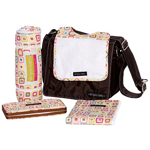 Ah Goo Baby Wipes Case, On-The-Go Travel Size, Gumdrop Pattern