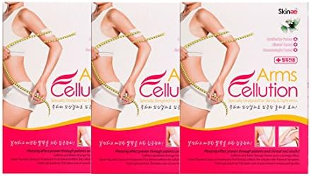 CELLULITE CREAM ARMS PATCHES 3Pack (Total 18 Sheets) | SLIM Slimming Cream Patch | Potent Skin-Firming Anti-Cellulite Formula Patch
