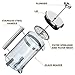8 Cup French Press Coffee and Tea Maker- Borosilicate Glass Carafe- Stainless Steel Components- FDA Approved Manual Machine- Heat Resistant Handle- Dishwasher Safe- Best for Fast and Hot Brew (34oz)