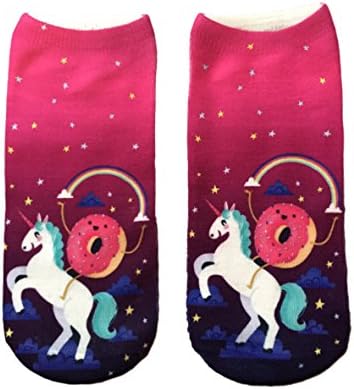 HARAJUKU Printed Socks UNICORN COLLECTION (Majestic Donut)
