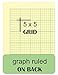 National Computation Pad, 5 x 5 Quad Ruling and Unruled, 8.5