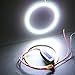 Grandview 70mm 60SMD COB Led Angel Eyes Headlight Halo Ring Warning Lamp White 1 pair