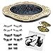 2018 Diva Edition PLUS - All in one 3 Styles 12 Pcs Premium Magnetic Eyelashes in Elegant Mirror Case plus FREE Eyelash Applicator, Eyeliner Cards & Travel Cosmetic Bag