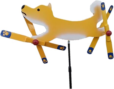 Amazon Co Jp 手作り 羽根付き風見鶏 柴犬 ホーム キッチン