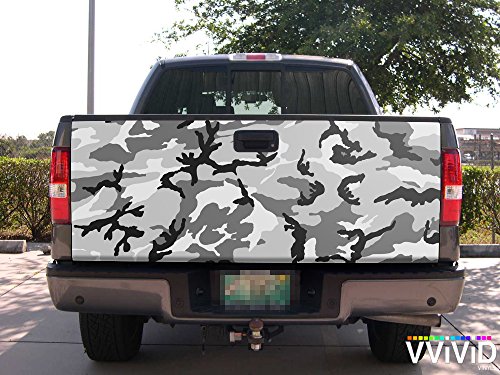 VViViD Snow Camouflage Vinyl Car Wrap Adhesive Decal DIY Air Release Roll (3ft x 5ft)