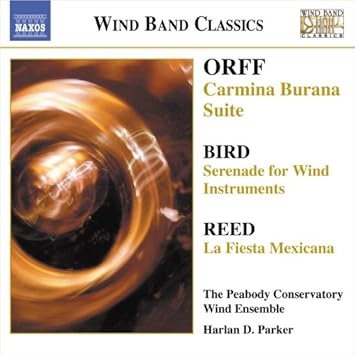 Amazon 吹奏楽コレクション オルフ カルミナ ブラーナ 吹奏楽のための組曲編 オルフ バード リード ハーラン D パーカー ピーボディ音楽院ウィンド アンサンブル 交響曲 管弦楽曲 協奏曲 音楽