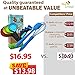 Silicone Whisk - Collapsible Measuring Cups and Spoons - Baking Spatula - 10 Piece Set - Cooking Kitchen Utensils