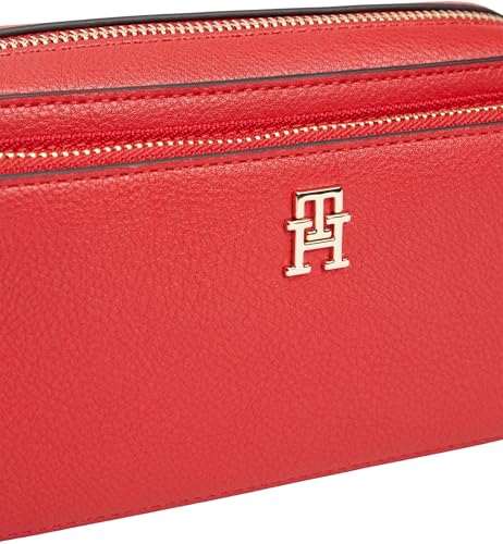 Damen Crossbody Bag Tasche Daily Camera Bag mit Reißverschluss, Rot (Primary Red), Einheitsgröße