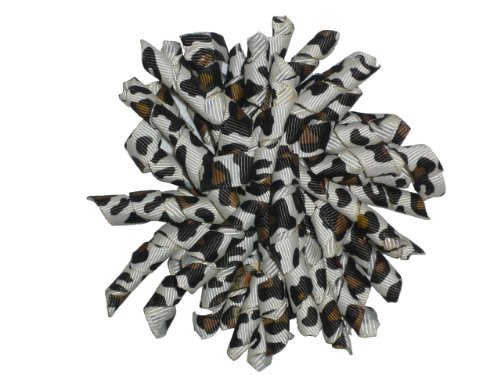Cheetah Korker Hair Bow For Girls