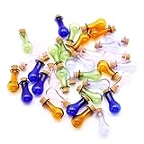 2ml Small Mini Glass Bottles Jars with Cork