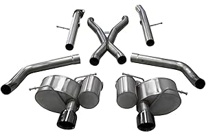 CORSA EXHST Corsa 2.75in Dual Rear Xtreme Cat-Back Exhaust - PVD Tip Finish For 12-20 Jeep Grand Cherokee SRT - 21058BLK