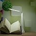 KINGSO Touch LED Desk Lamp 3-Level Portable Dimmable Book Light with USB Charging Port Eye-caring White Table Lamp for Reading Relaxation Bedtime