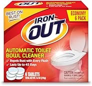 Iron OUT Automatic Toilet Bowl Cleaner, Repel Rust and Hard Water Stains with Every Flush, Household Toilet Cl