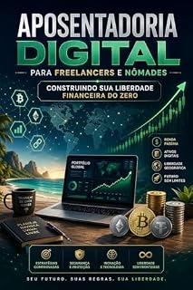 Livro Aposentadoria Digital 2026: O Guia do Nômade de Elite: Construa seu Império de Renda Passiva com IA e Viva em Qualquer Lugar do Mundo.