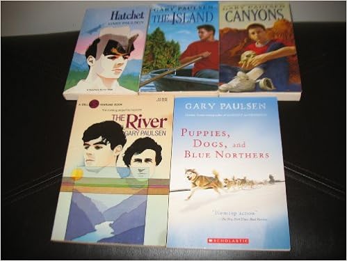 6 Book Set By Gary Paulsen Hatchet The River Canyons The Island Escape From Fire Mountain Puppies Dogs And Blue Northers Amazon Com Books