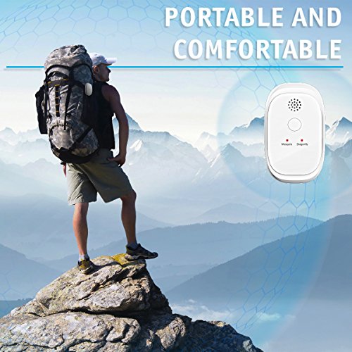 [NEW 2018] Effective Ultrasonic Mosquito Repellent (2-Pack) - Odorless Non-Toxic Portable Pest Control Repeller Anti Insects, Bugs, Roaches w/Dragonfly Mode - For Indoor and Outdoor (White 2-Pack) - Thumbnail 4