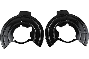 Roneeson Front Driver and Passenger Side Brake Dust Shield for Jeep Wrangler 2007-2017, Wrangler JK 2018