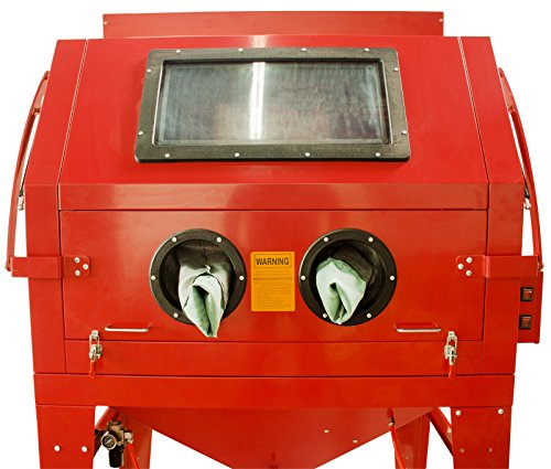 Dragway Tools Model 260 Sandblast Sandblasting Cabinet & Built in Dust Collector with Sandblasting Abrasive Media