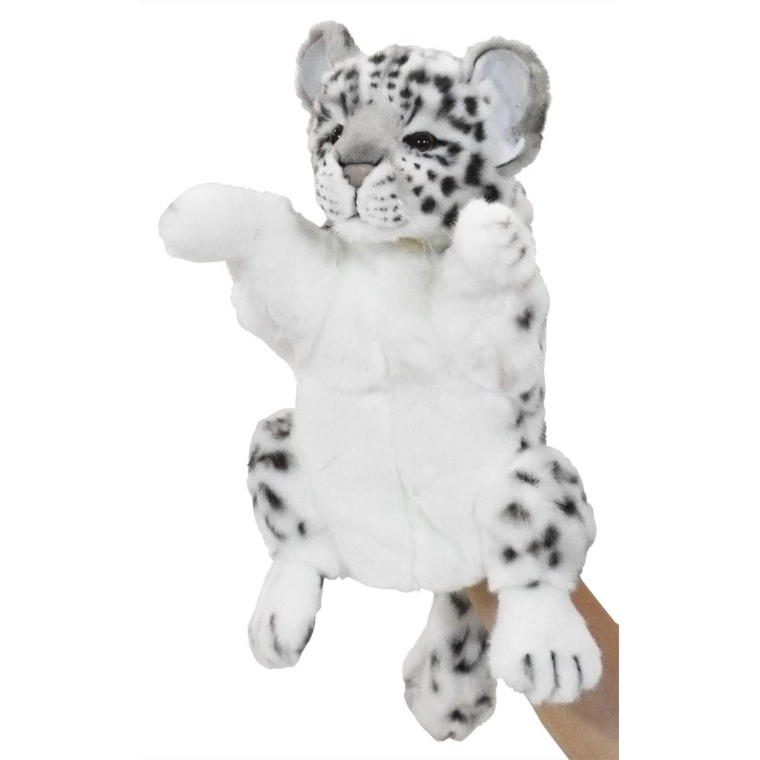 Hansa Animal Snow Leopard Soft Toy Puppet 32 cm