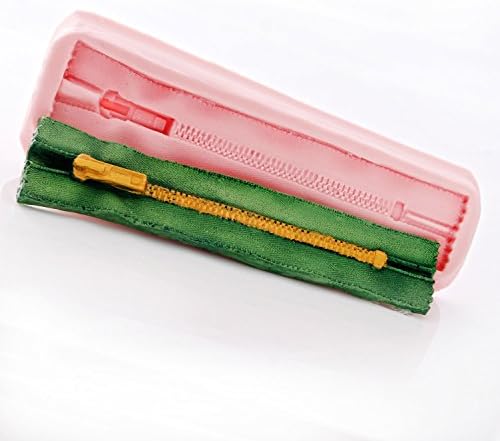 Zipper Silicone Mold Food Safe Fondant Chocolate Candy Craft Resin Clay Flexible Easy to Use