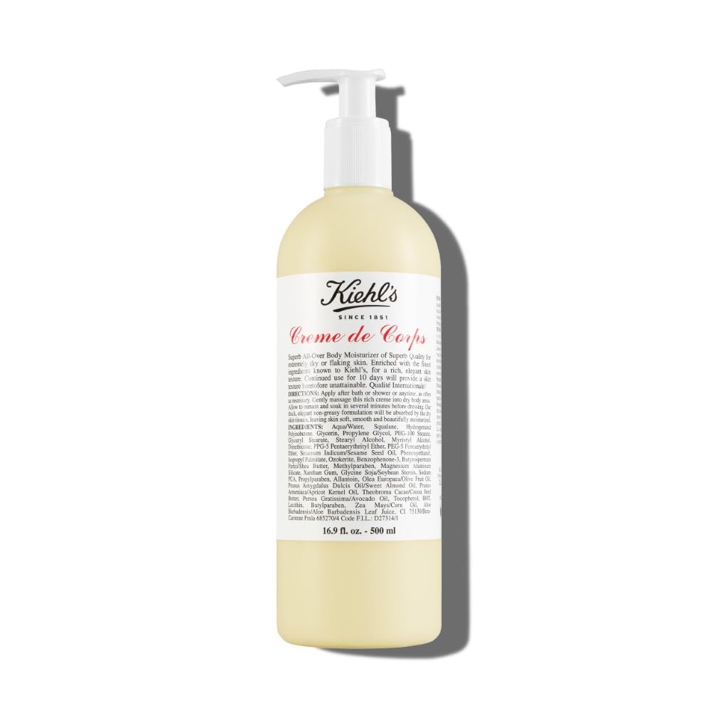 Kiehl's Creme de Corps, Rich Body Lotion, with Cocoa Butter and Shea Butter, Suitable for All Skin Types, 500Ml — image 1